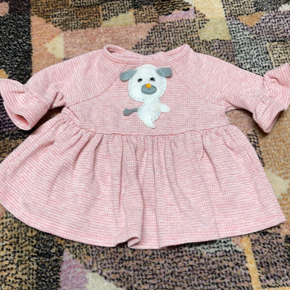 Pastourelle by Pippa and Julie pink dress 3-6M